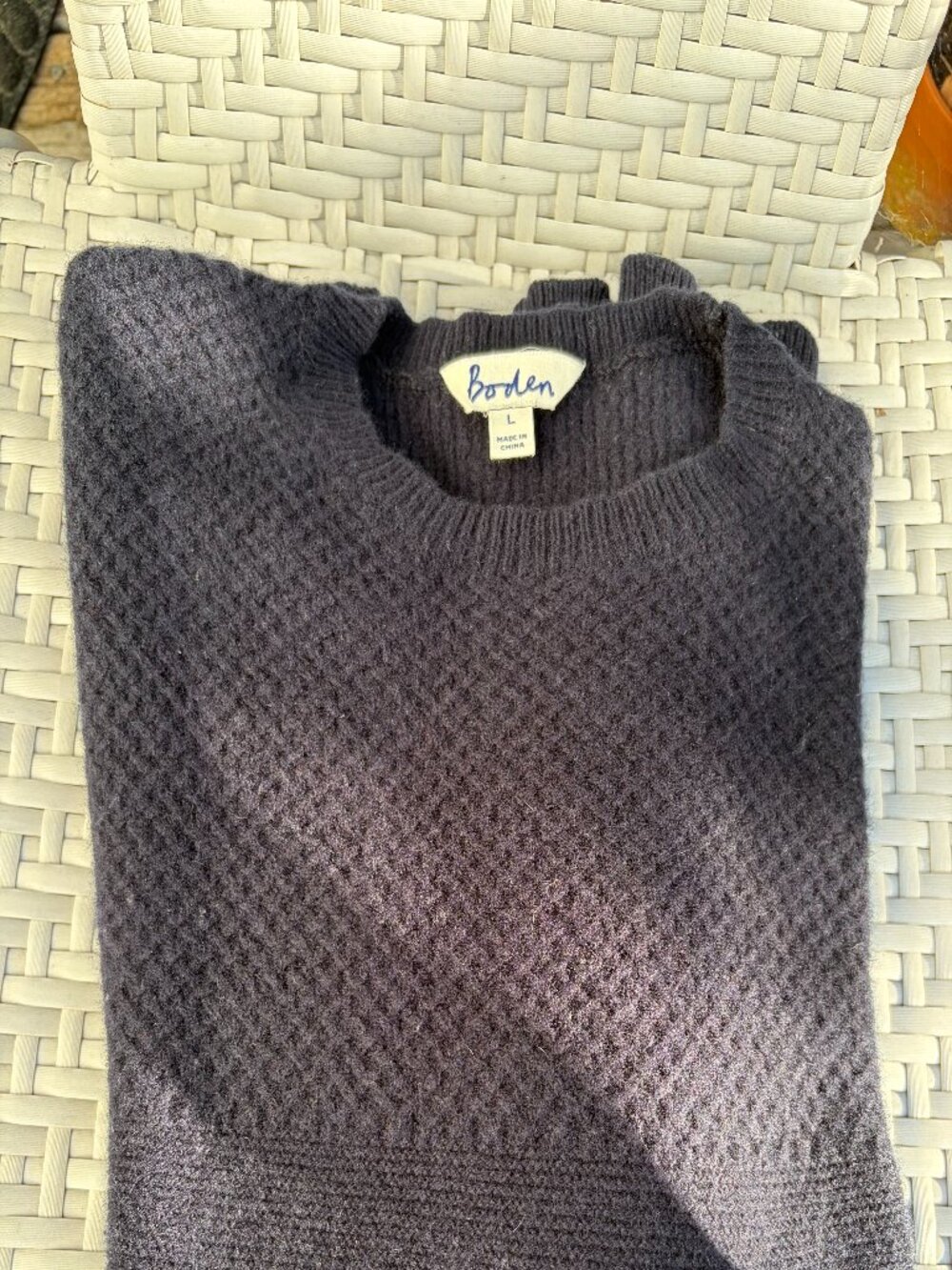 Soft Navy Blue Boden Sweater